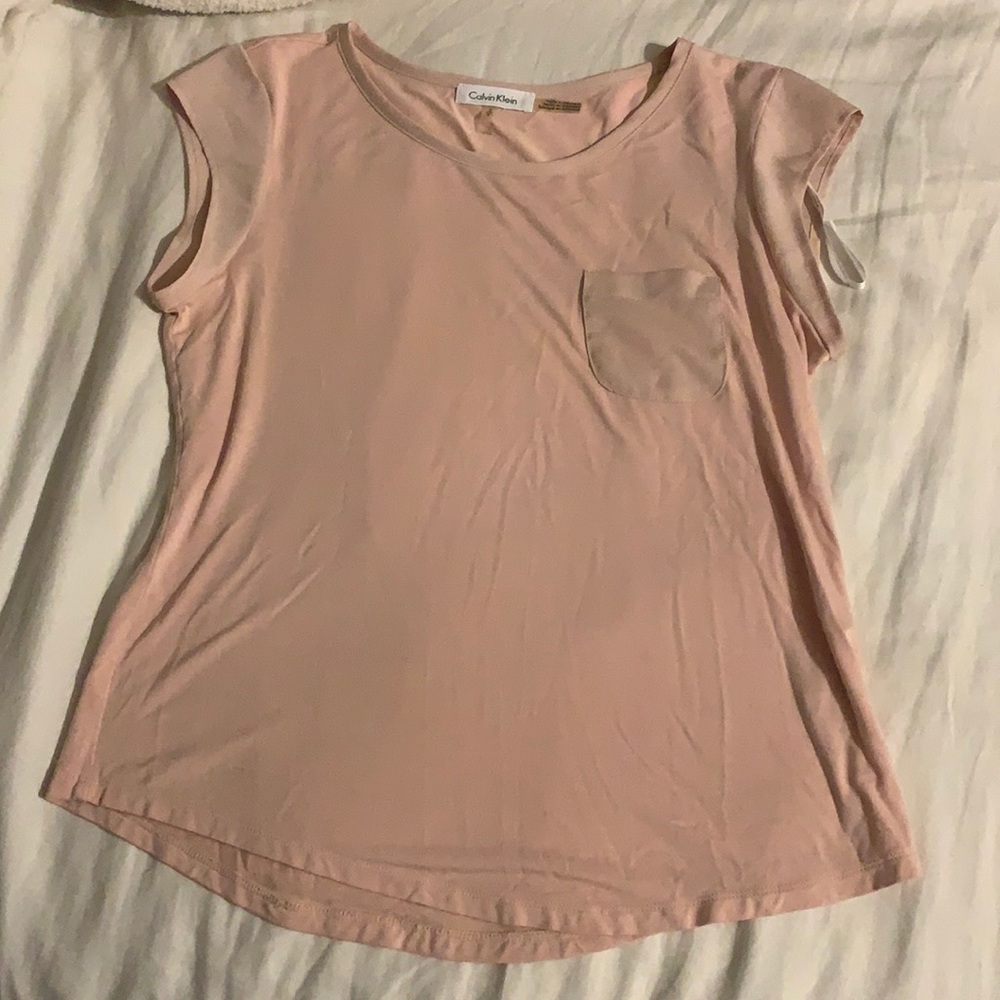 Pink Calvin Klein Shirt